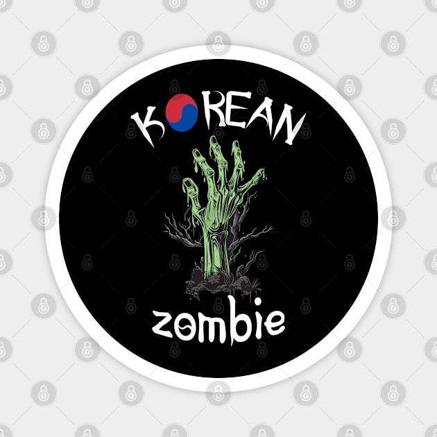 korean zombie Magnet by Yopi